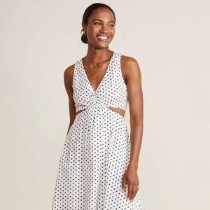 VINEYARD VINES - Polka Dot Cutout Maxi Dress - NWT
